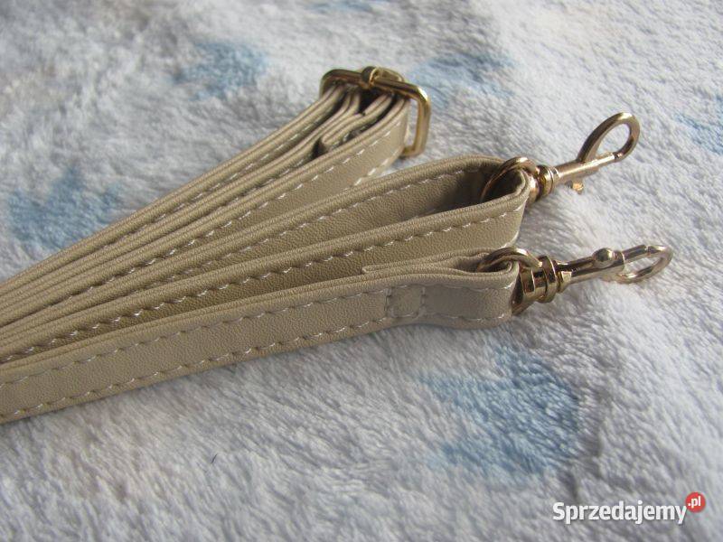pasek cienki beżowy 130 Zamość