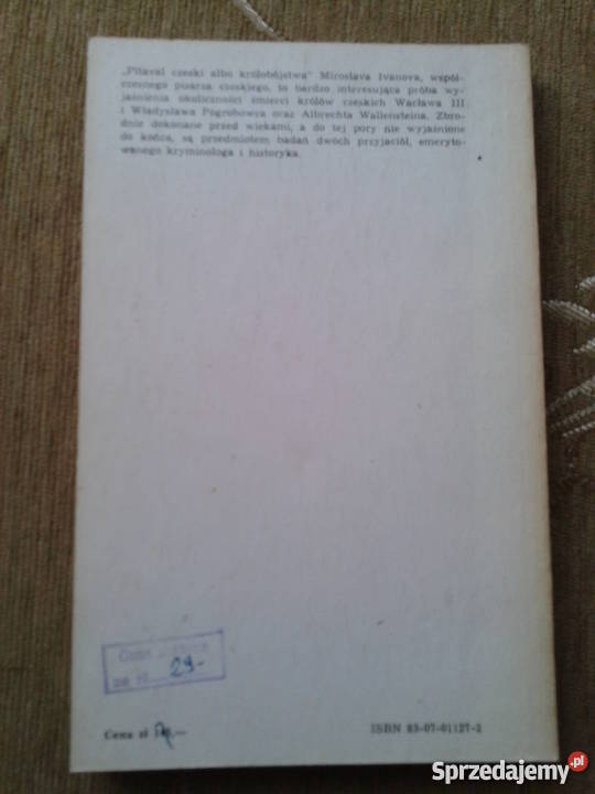 PITAVAL CZESKI ALBO KRÓLOBÓJSTWA Miroslav IVANOV Parczew sprzedam