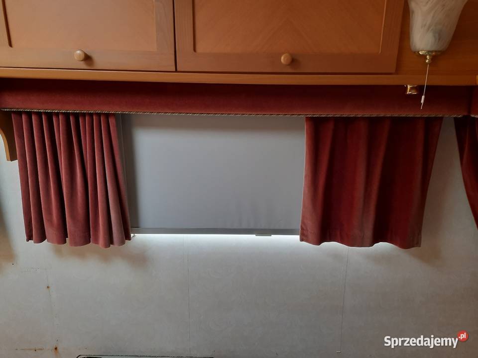 Zasłonki do przyczepy kempingowej ANGIELSKIEJ Skokowa