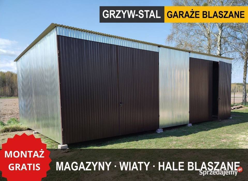 Garaż Blaszany Ocynkowany Hala Wiata Magazyn Stalowa Wola