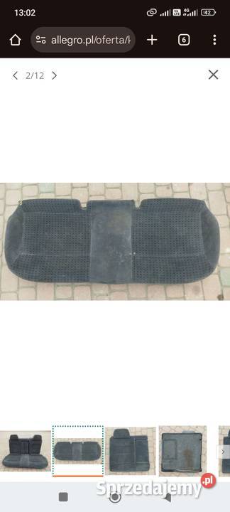 KANAPA TYŁ VW GOLF IV 4 BORA HB 5D fotele tylne Skołoszów