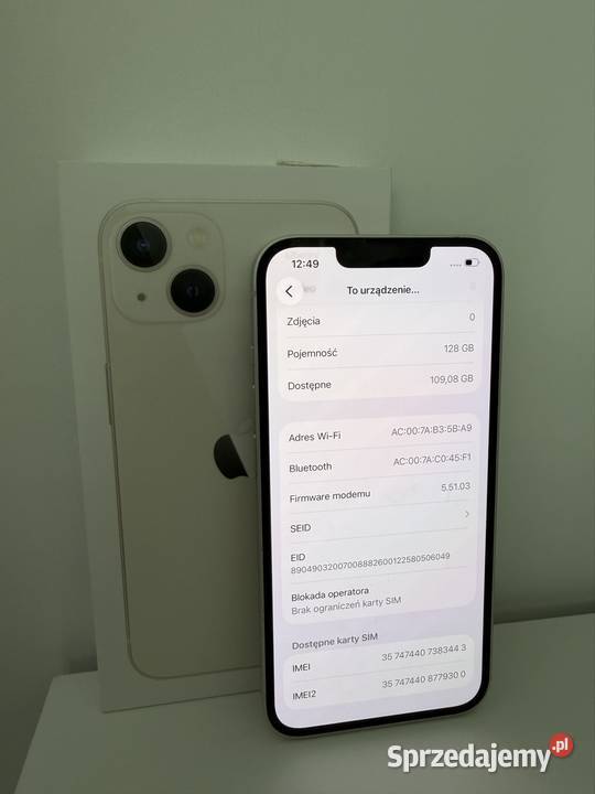 iPhone 13 128GB 100 Kondycja Kalisz