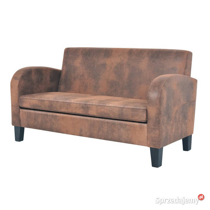 Sofa 2osobowa ze sztucznej skóry zamszowej mazowieckie