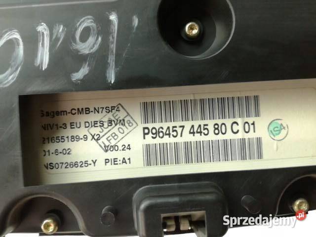 LICZNIK 9645744580C Citroen Xsara I 19972006