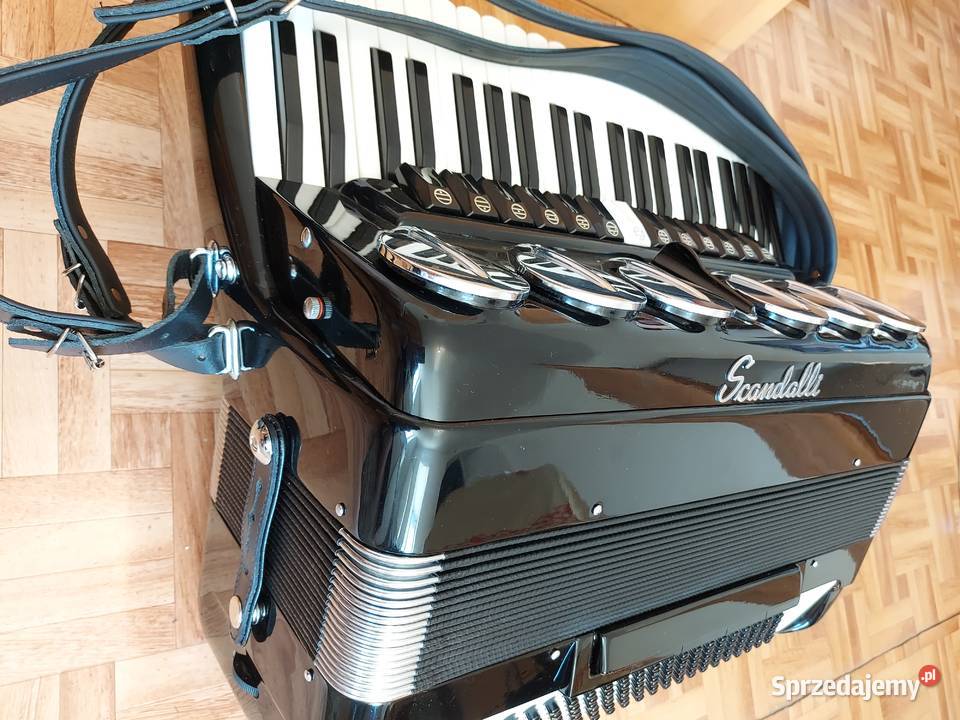 Akordeon Scandalli Brevetto N56526 LMMH Instrumenty klawiszowe i MIDI