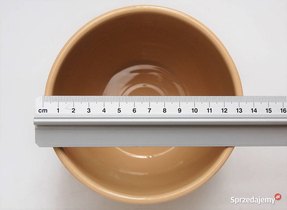 Osłonka ceramiczna beżowa gładka średnica 135 Lublin sprzedam