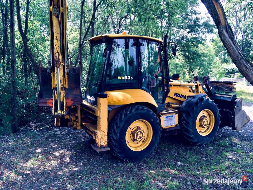 Komatsu wb93S Koparko ładowarka Koparko ładowarki Mszana Dolna