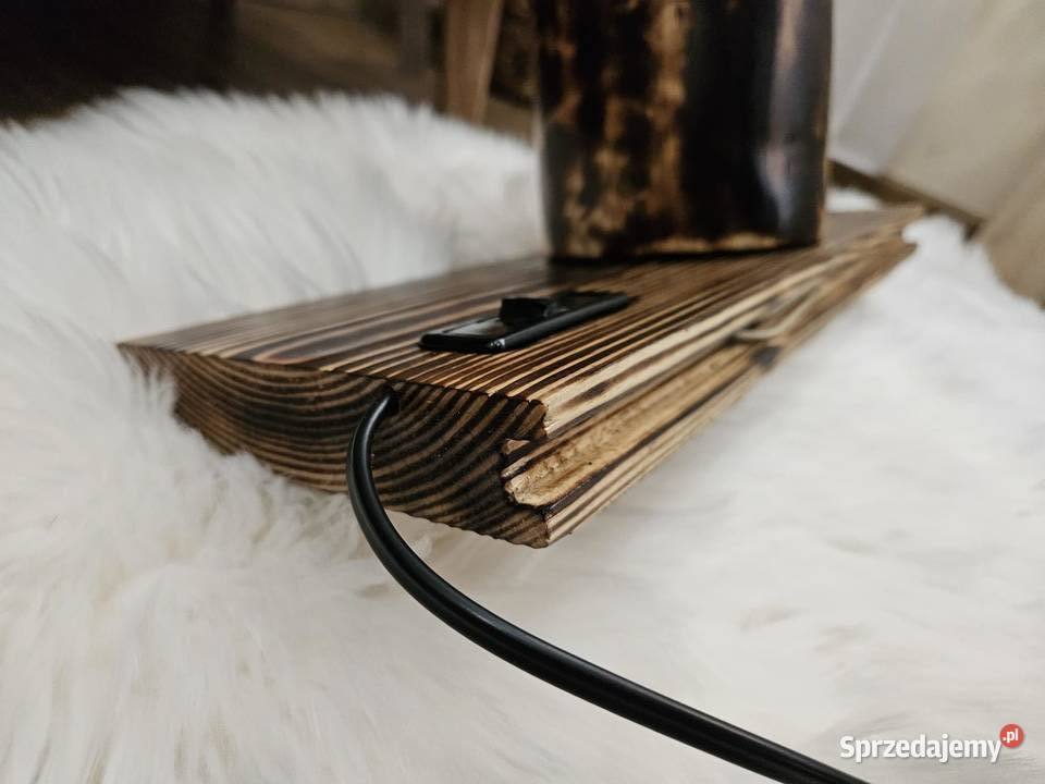 Zachwycająca Lampa Drewniana Nature is Wealth 2 świętokrzyskie Starachowice