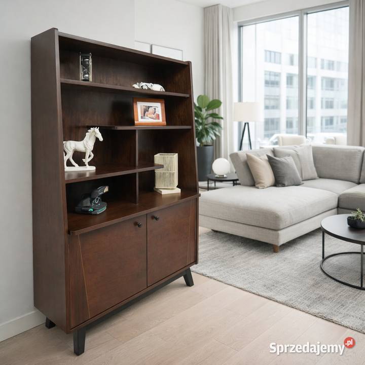 Regał Bilea 1960r PRL profesjonalnej renowacji Meble