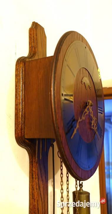 Zegar ścienny Orfac odważnikowy dębowy112