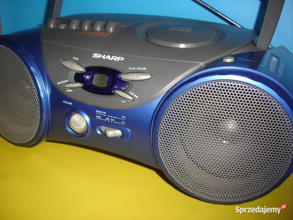 Radiomagnetofon SHARP QTCD210 Elektronika lubuskie Zielona Góra sprzedam