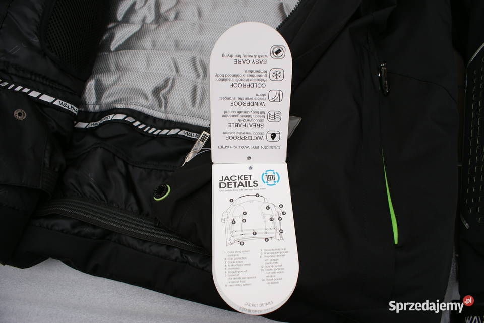 Kurtka Narciarska Rozmiar L Nowa WALKHARD Pozostałe