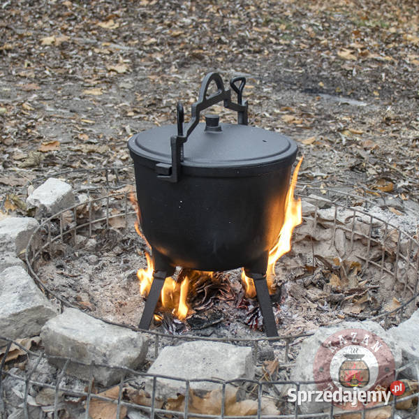 Kociołek żeliwny 8L kociołek na ognisko