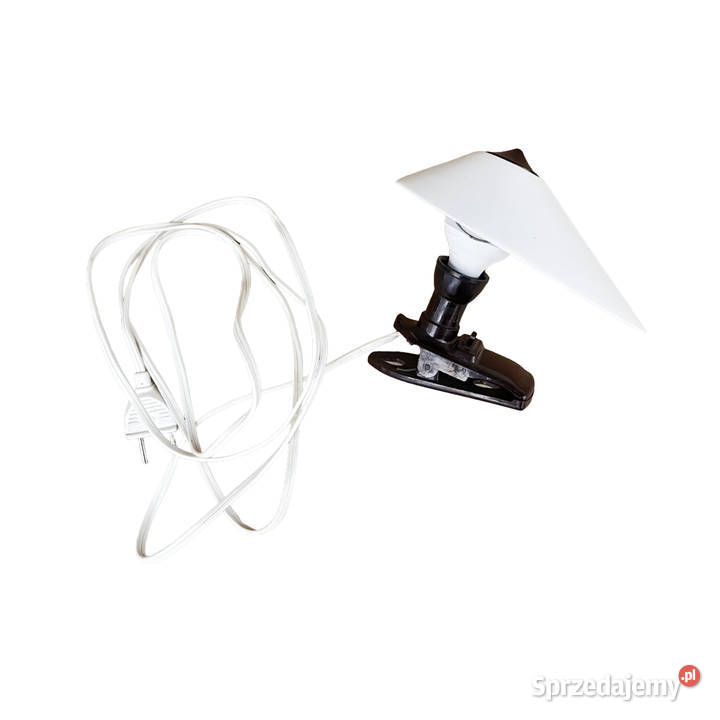 Klipsowa bakelitowa lampka nocna ZUKOV Warszawa