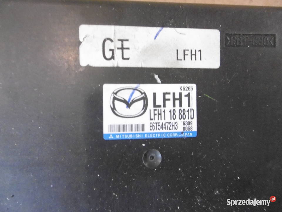 LFH1 18 881D komputer sterownik silnika mazda 6 Komputery zachodniopomorskie Szczecin