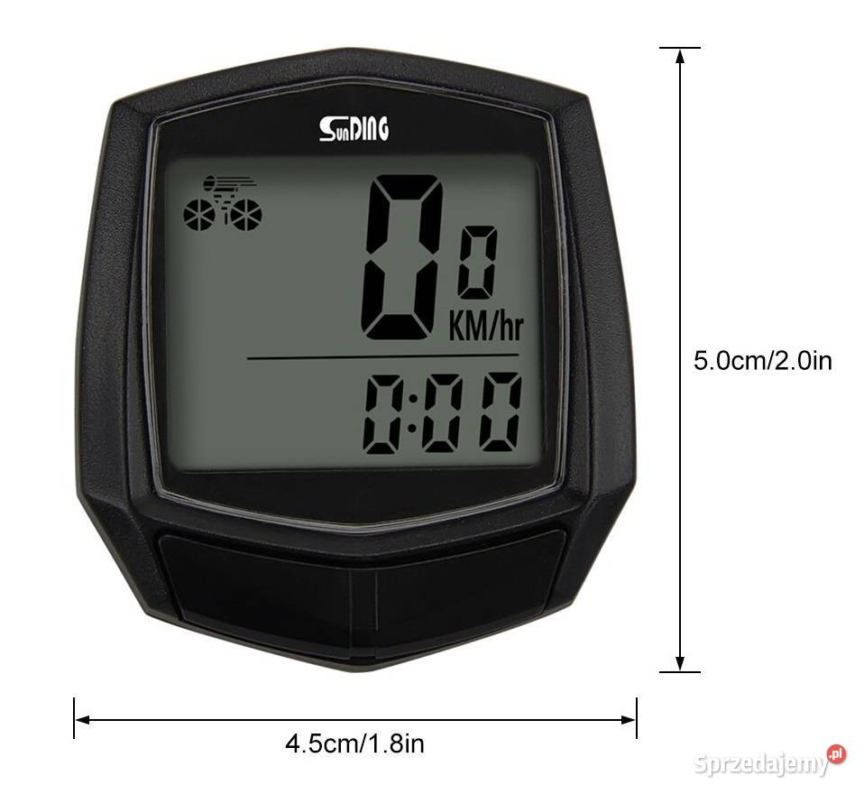 Licznik Prędkościomierz Komputer Rowerowy Sport i Wypoczynek Sieradz