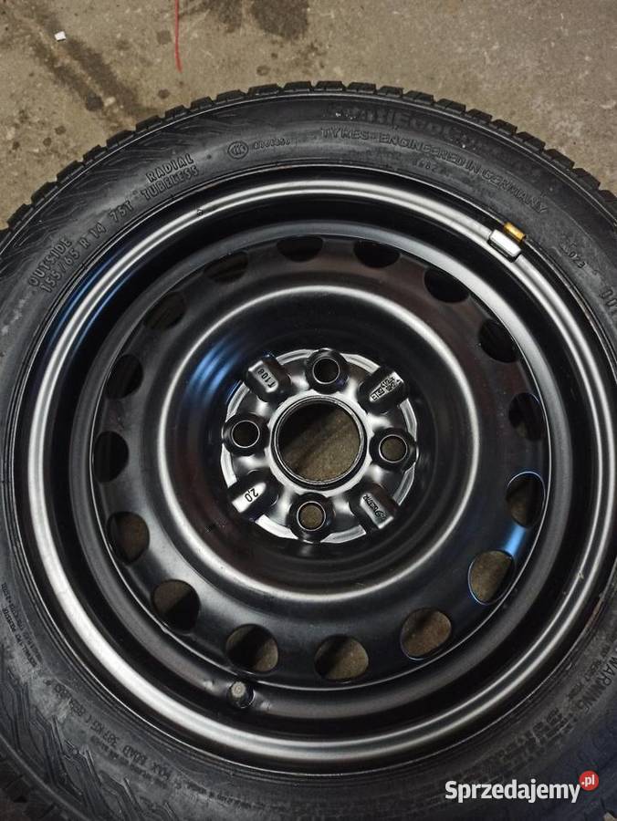 Koło zapasowe 4x100 et39 15565 R 14 Zapas Aygo Samochodowe Dębica