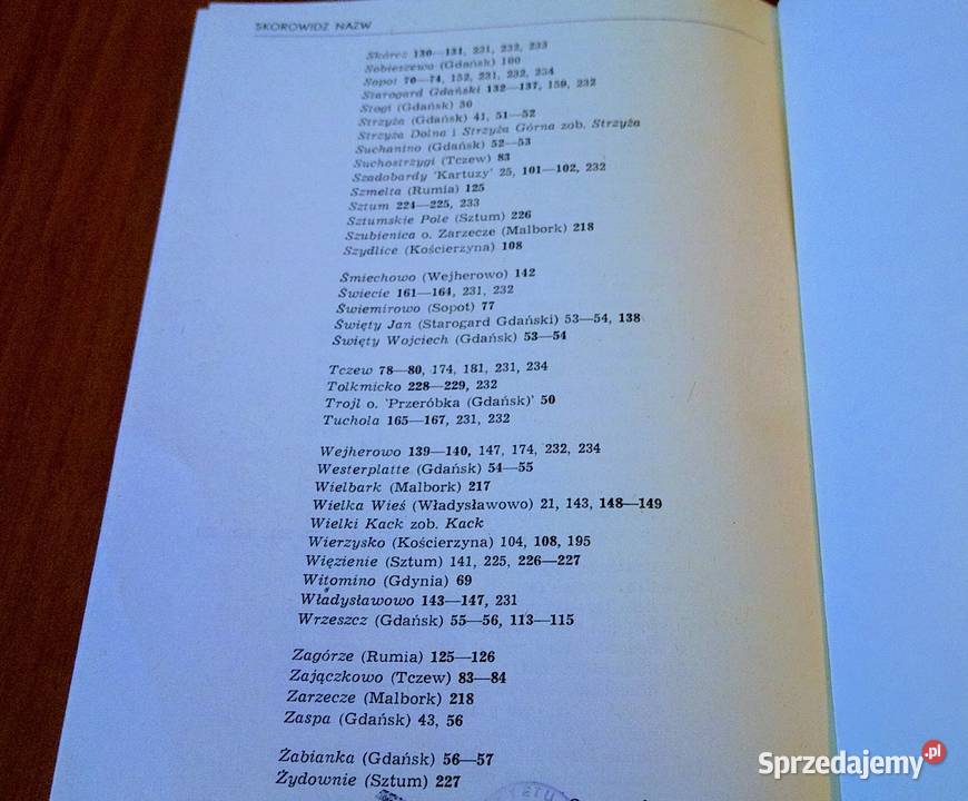 Nazwy miast Pomorza Gdańskiego Górnowicz Brocki pomorskie