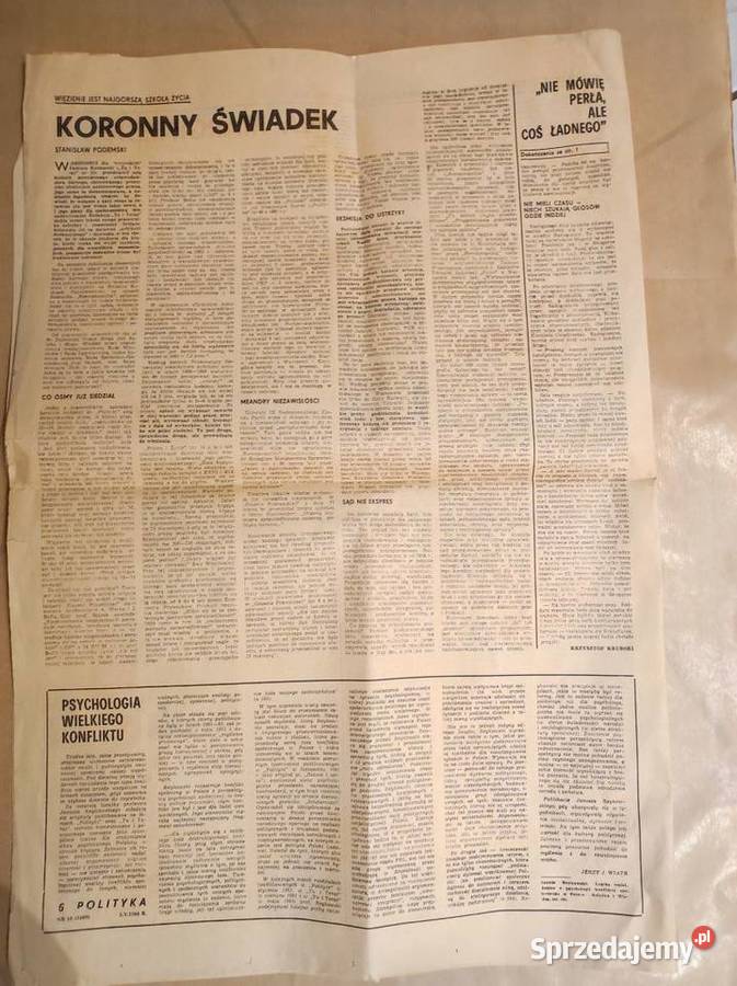 gazeta polityka numer 18 1409 1984 czasopismo