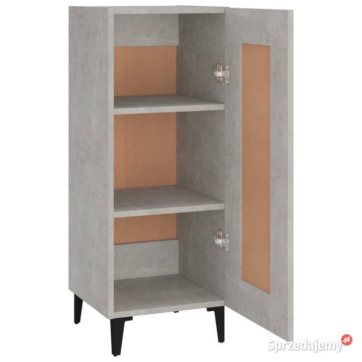 Szafka szarość betonu 345x34x90 materiał mazowieckie