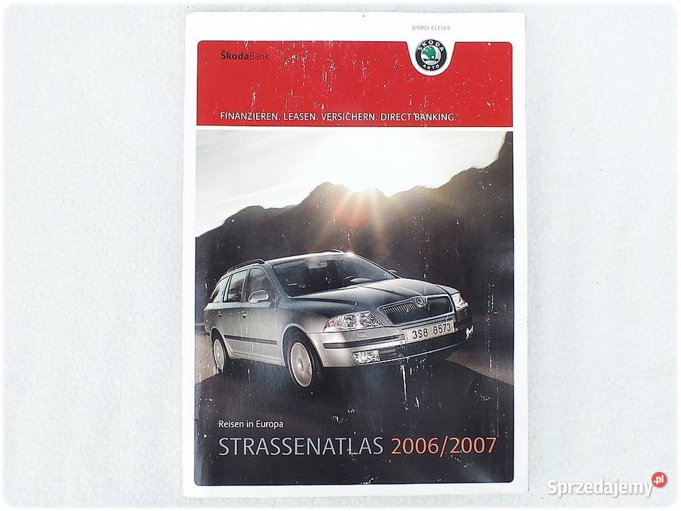 Skoda Octavia II Combi Książka Atlas drogowy Rok wydania 2007 Żary