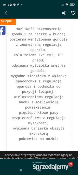 Wózek bexa jest gold 3w1 Zdejmowana tapicerka  Szczecin