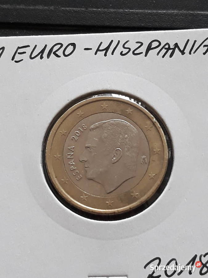 1 Euro Hiszpania 2018 r