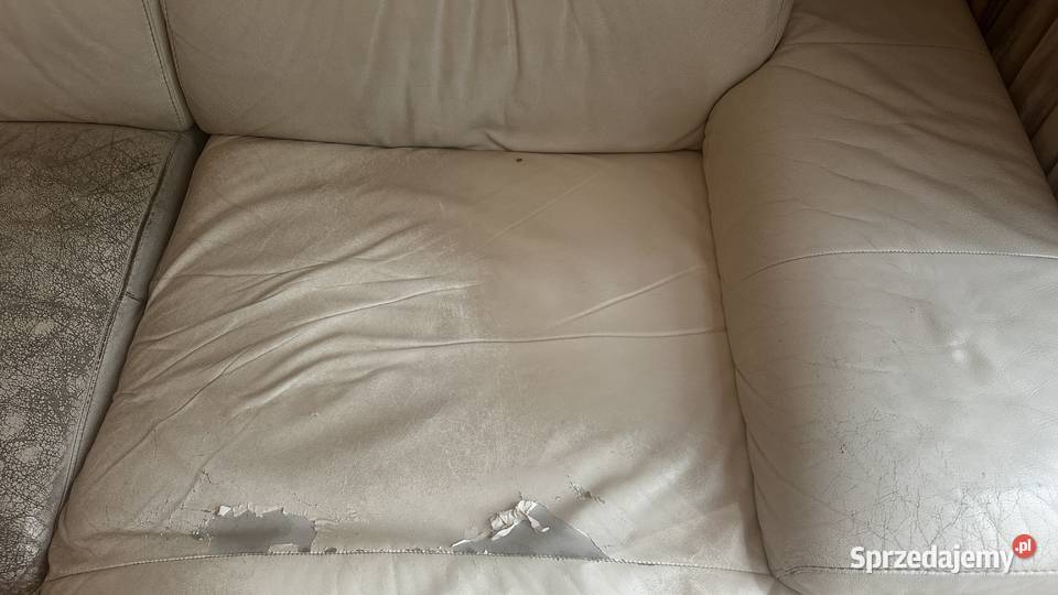 Komplet narożnik fotel włoska skóra Natuzzi mazowieckie Lesznowola