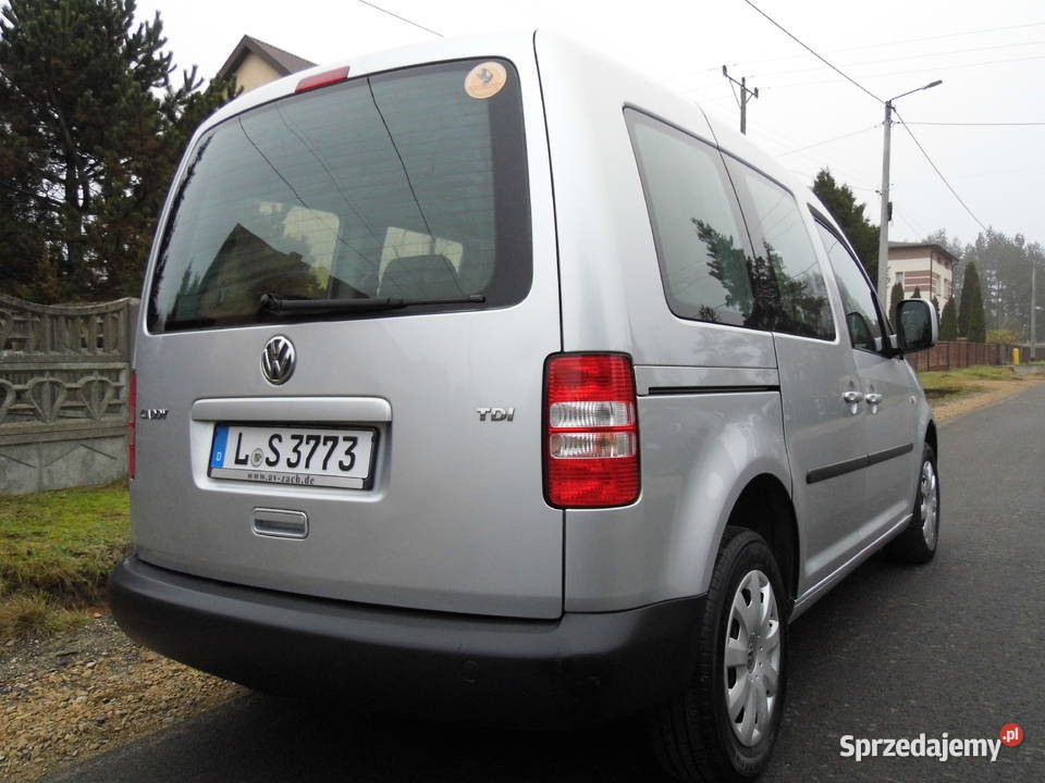 VW CADDY PIĘC OSÓB 2X ROZSUWANE DRZWI 16TDI