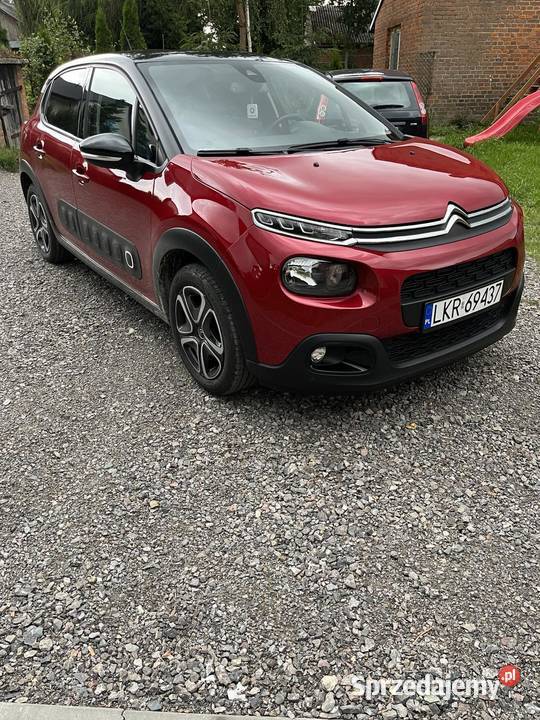 Citroen C3 12 110 Shine czerwony zadbany Szastarka