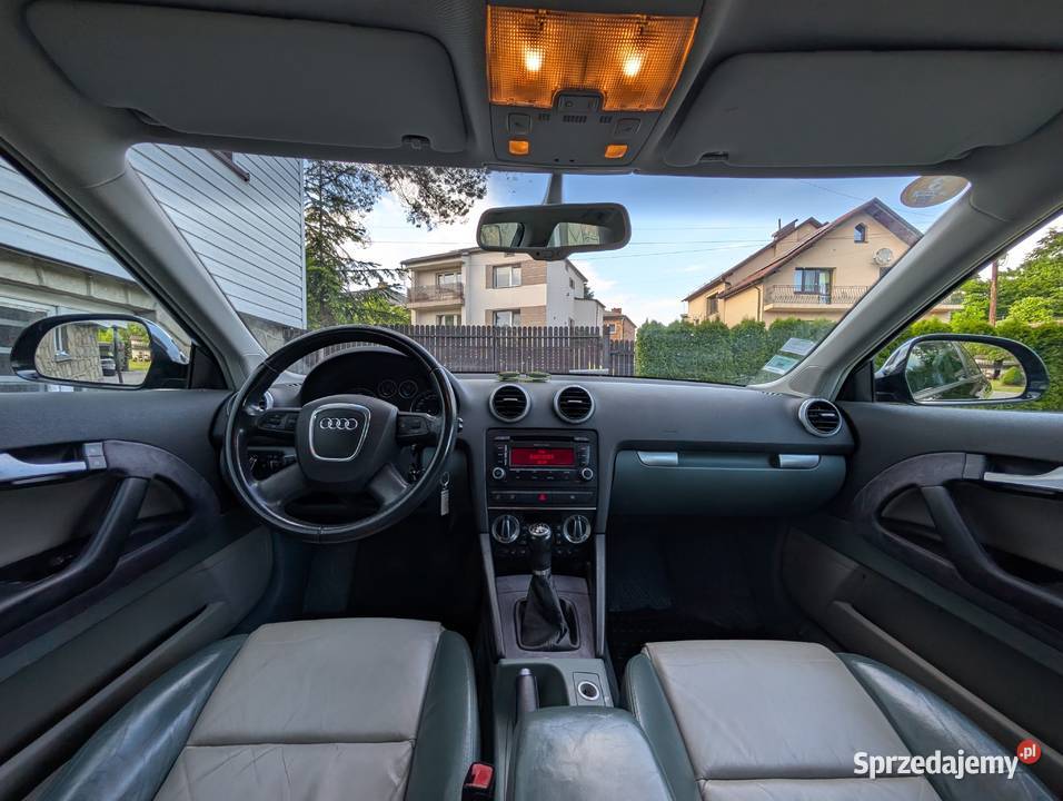 Audi A3 TDI Skóra Czujnik DeszczuZmierzchu czarny