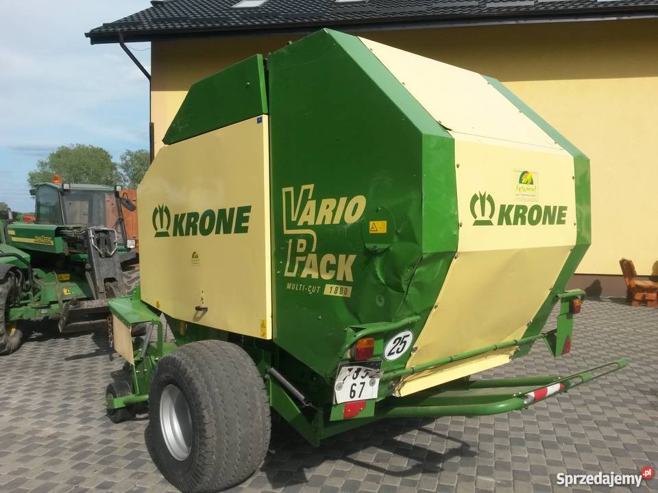 PRASA KRONE VARIO PACK 1800 NOWA ROTOR 17X NOZE nieuszkodzony Lipno