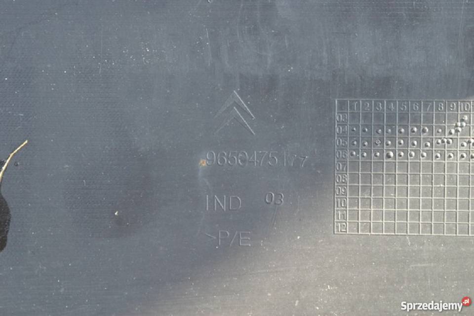 CITROEN C5 LIFT DOKŁADKA ZDERZAKA TYŁ 0408 Części samochodowe Bieleń