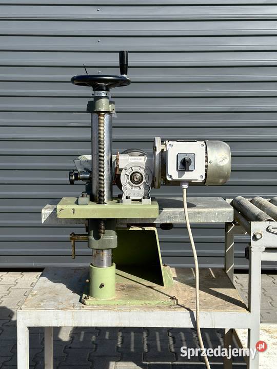 Nakładarka kleju 230 mm ze stołem rolkowym 1336 Produkcja Łabuńki Pierwsze