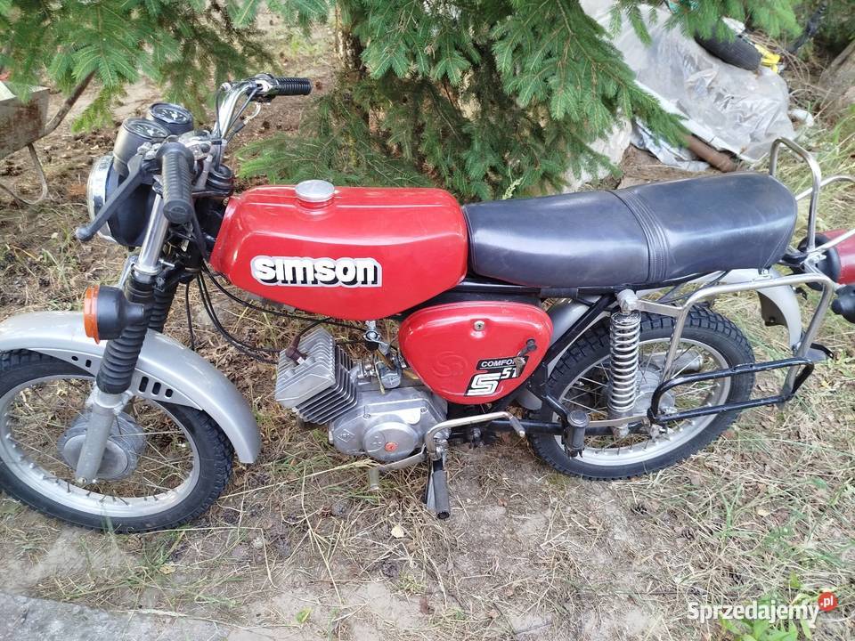 Simson S51 z 1986 roku zarejstowany