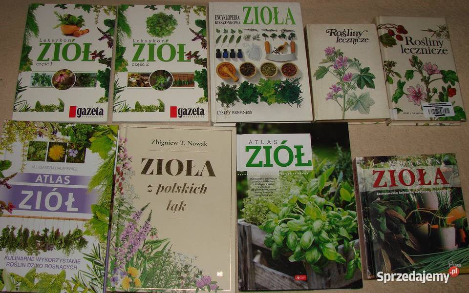 Atlasy ziół i roślin leczniczych książki medycyna, nauki medyczne Książki naukowe i popularnonaukowe
