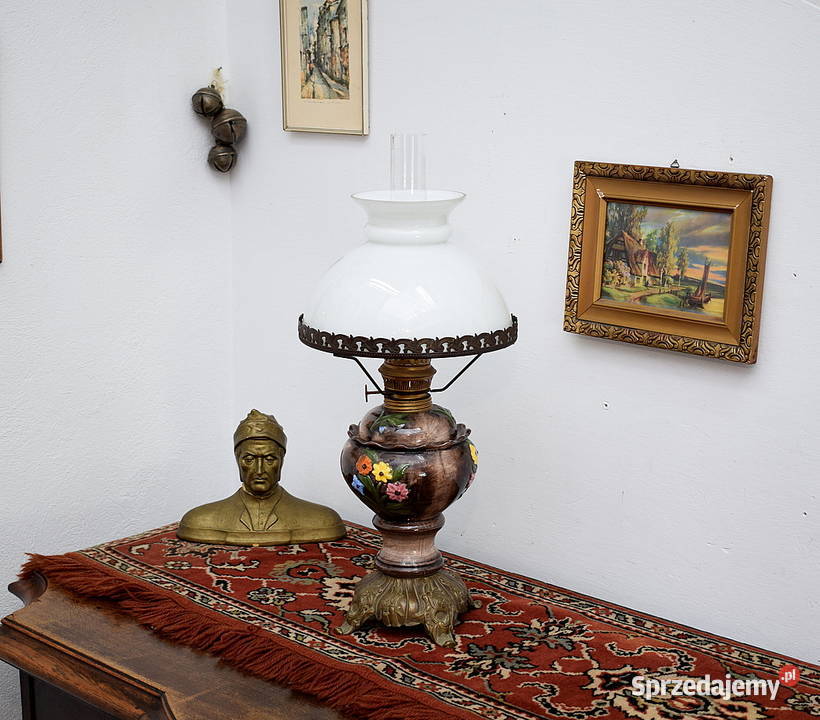 Lampa naftowa na biurko komodę wysyłam