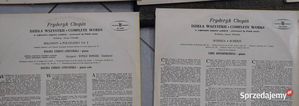 35 Płyty winylowe 13 Chopin Dzieła wszystkie 3 i więcej Tczew sprzedam