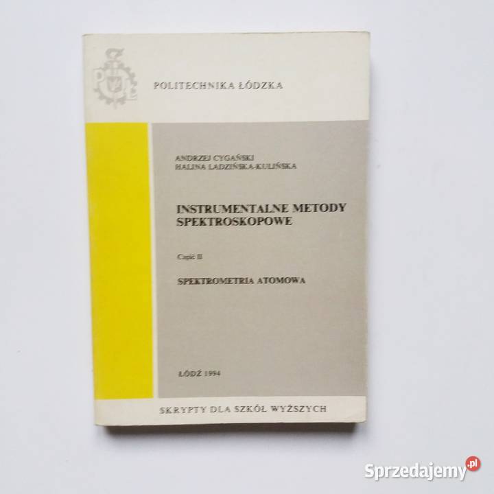 Andrzej Cygański Instrumentalne Metody Podręczniki Łódź sprzedam