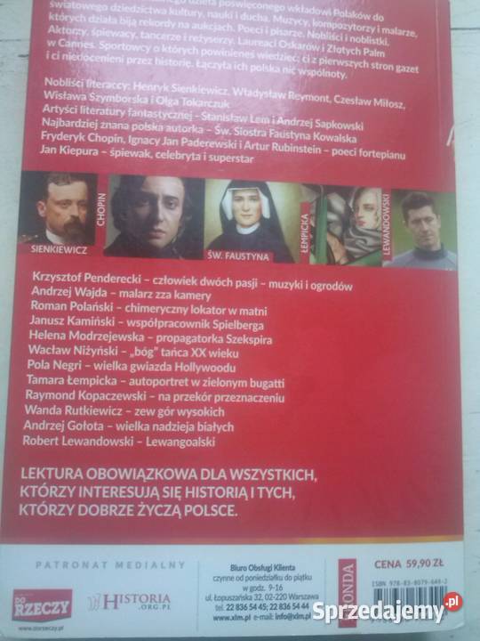 Książka o wybitnych Polakach