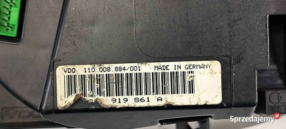 LICZNIK ZEGAR AUDI A4 B5 8D0919861A Lipno
