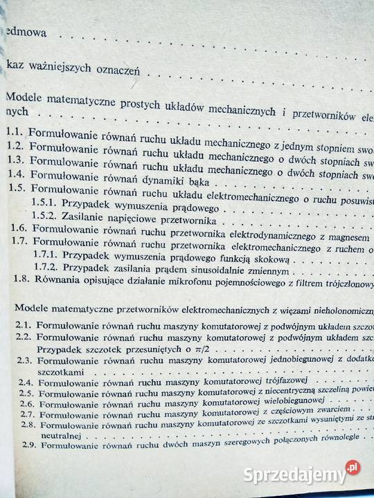 Zbiór zadań z dynamiki maszyn zawodowe książki Warszawa