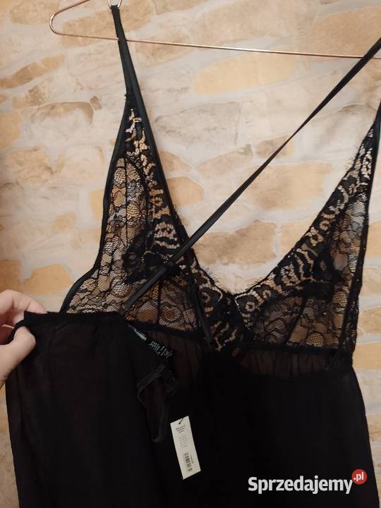 4244 XLXXL Ekskluzywna czarna halka z Londynu Kraków