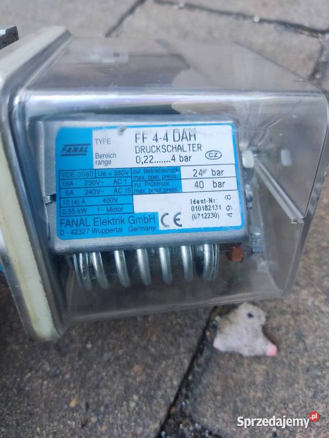 wyłącznik ciśnieniowy fanal Kotlin