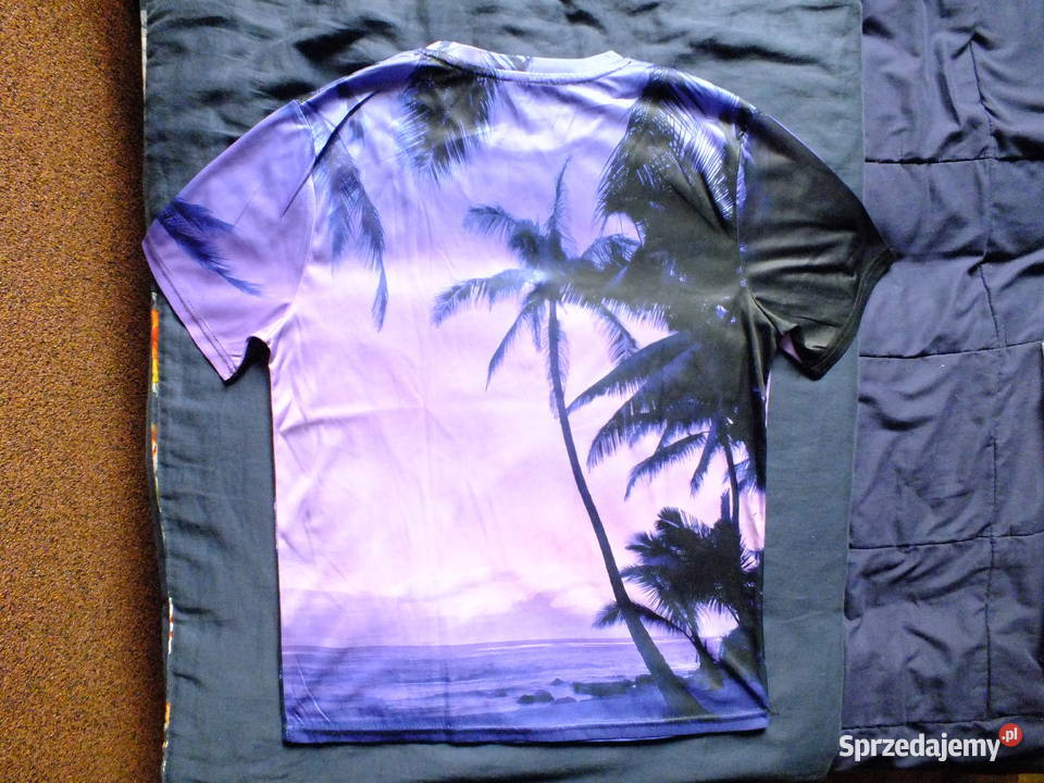 Sprzedam męską koszulkę w kolorze niebieskim Odzież codzienna Gdańsk