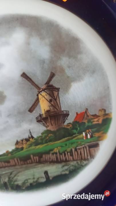 Patera z wiatrakiem WOOD SONS Burslem England Porcelana i szkło Gdańsk