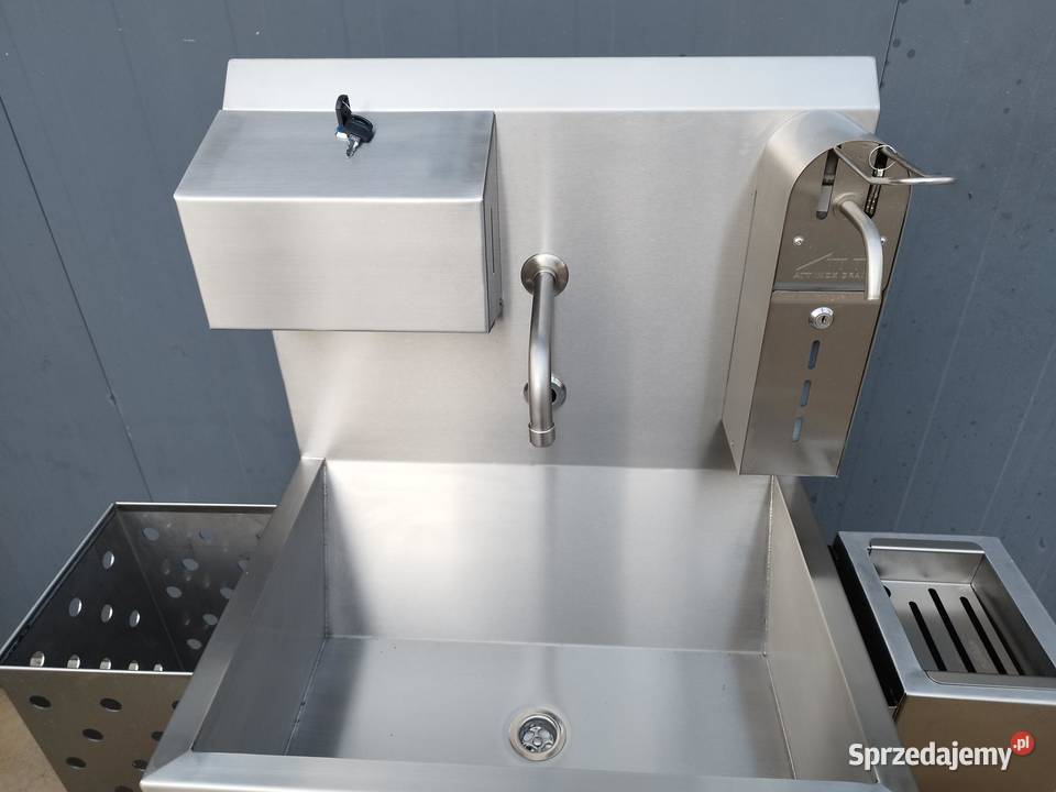 Umywalka ubojowa wolnostojąca na fotokomórkę