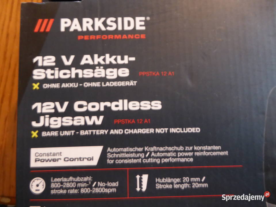 Nieużywana wyrzynarka Parkside Performance warmińsko-mazurskie