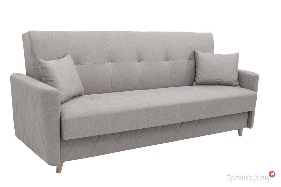 Wersalka Tapicerowana Jasnoszara USZAK