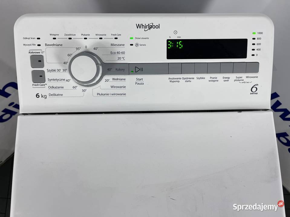 Pralka Whirlpool 6 1000 ob A DostawaGwarancja Wiejca